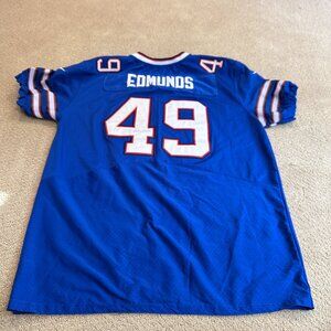 NFL Buffalo Bills Jersey #49 Tremaine Edmunds Nike Players On Field MENS Size 52